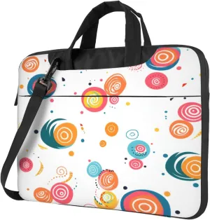 Laptop Bag Colorful Wooden Grain Board Laptop Tote Bag Women Men Laptop Sleeve Case Lightweight Computer Bag