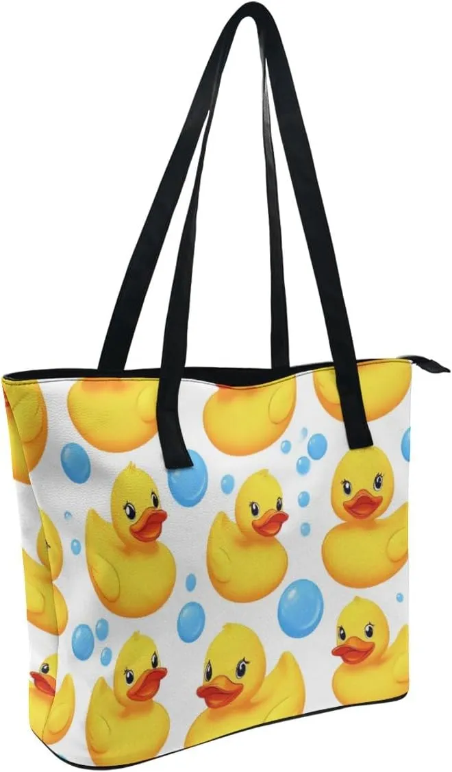 Large Capacity Shopping Bag, Women and Men Durable Casual Travel Tote Bag, Handbag with Long Handle