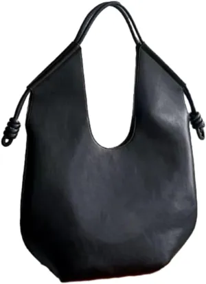 Large Hobo Bag for Women PU Leather Bag Trendy Shoulder Bag Satchel for Work Travel