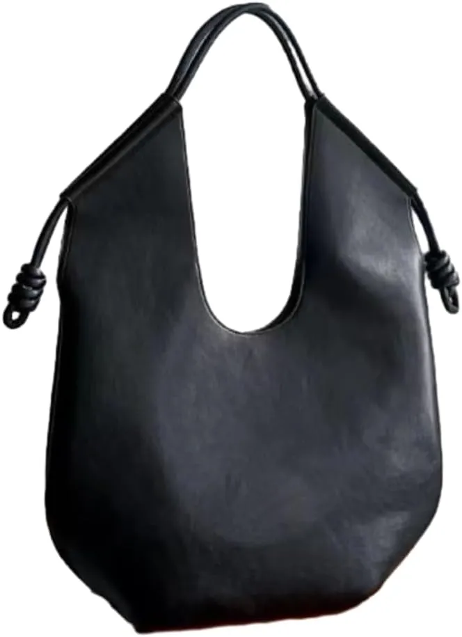 Large Hobo Bag for Women PU Leather Bag Trendy Shoulder Bag Satchel for Work Travel