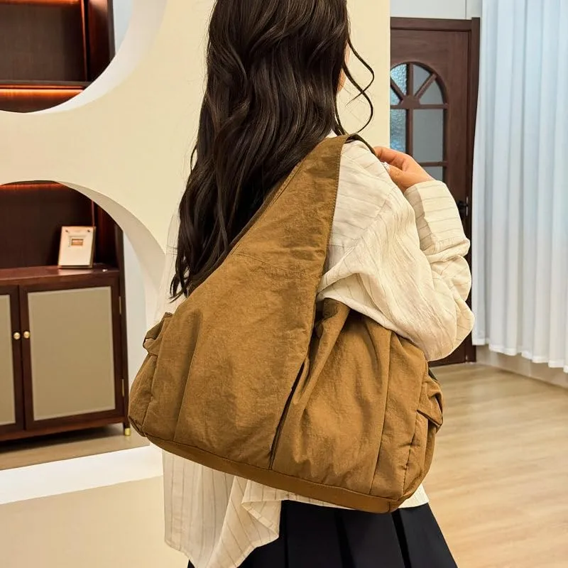 Large Hobo Shoulder Bag for Women - Work & Travel Tote Purse