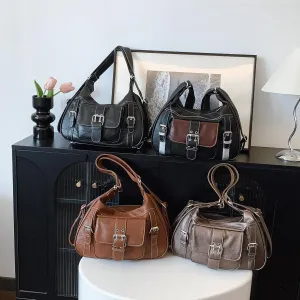 Large Shoulder Handbag Hobo Bags Satchel Crossbody Bags For Women Trendy Fashion Shoulder Bag Vintage Underarm Bag