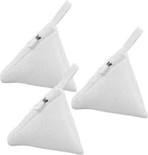 Laundry Bag Travel Set 3pcs Mesh Laundry Bags for Socks Bras Scarf Zipper