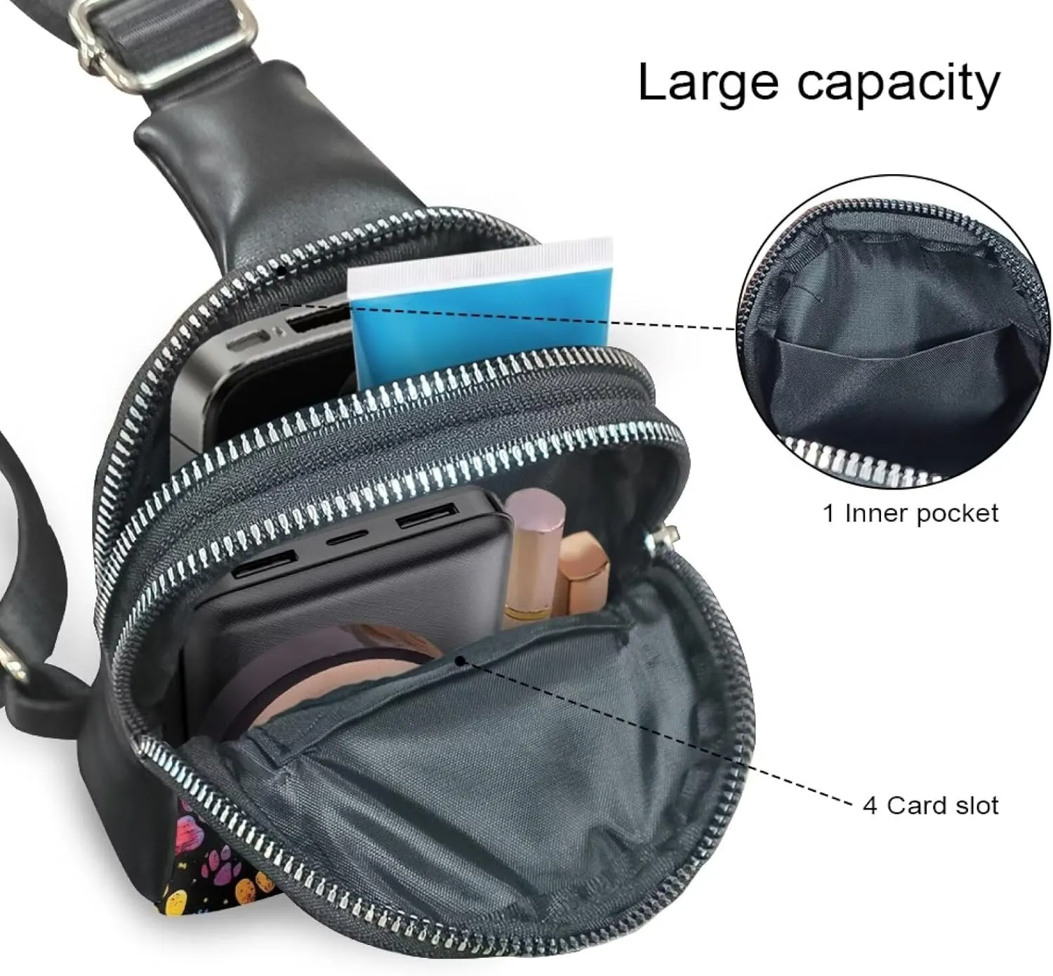 Leahter Small Sling Bag for Women,RFID Crossbody Bag Crossbody Purse for Women Gift