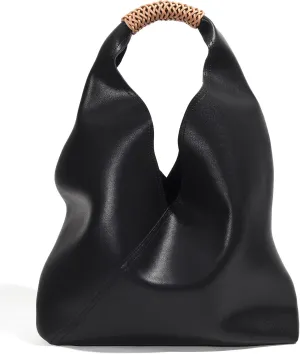 Leather Hobo Bags for Women Tote Bag Retro Genuine Leather Bag Slouchy Shoulder Bag Soft Leather Purses for Women Handbags