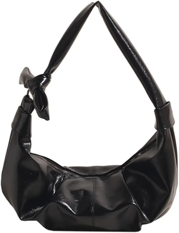 Leather Sling Crescent Bag Trendy Crossbody Sling Dumpling Bag Hobo Half Moon Shoulder Bag Crescent Crossbody Bag