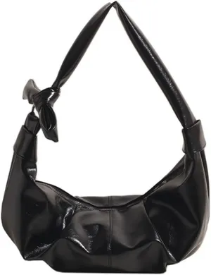 Leather Sling Crescent Bag Trendy Crossbody Sling Dumpling Bag Hobo Half Moon Shoulder Bag Crescent Crossbody Bag