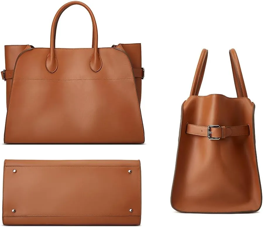 Leather Tote Bags Women Slouchy Large Tote Bag Top-handle Shoulder Bag Trendy Travel Work Bag PU Leather Purse Handbag 2025