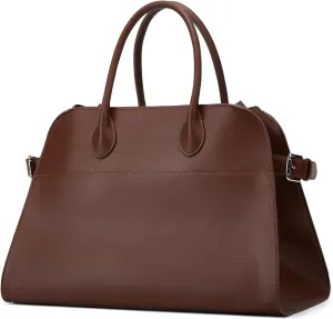Leather Tote Bags Women Slouchy Large Tote Bag Top-handle Shoulder Bag Trendy Travel Work Bag PU Leather Purse Handbag 2025