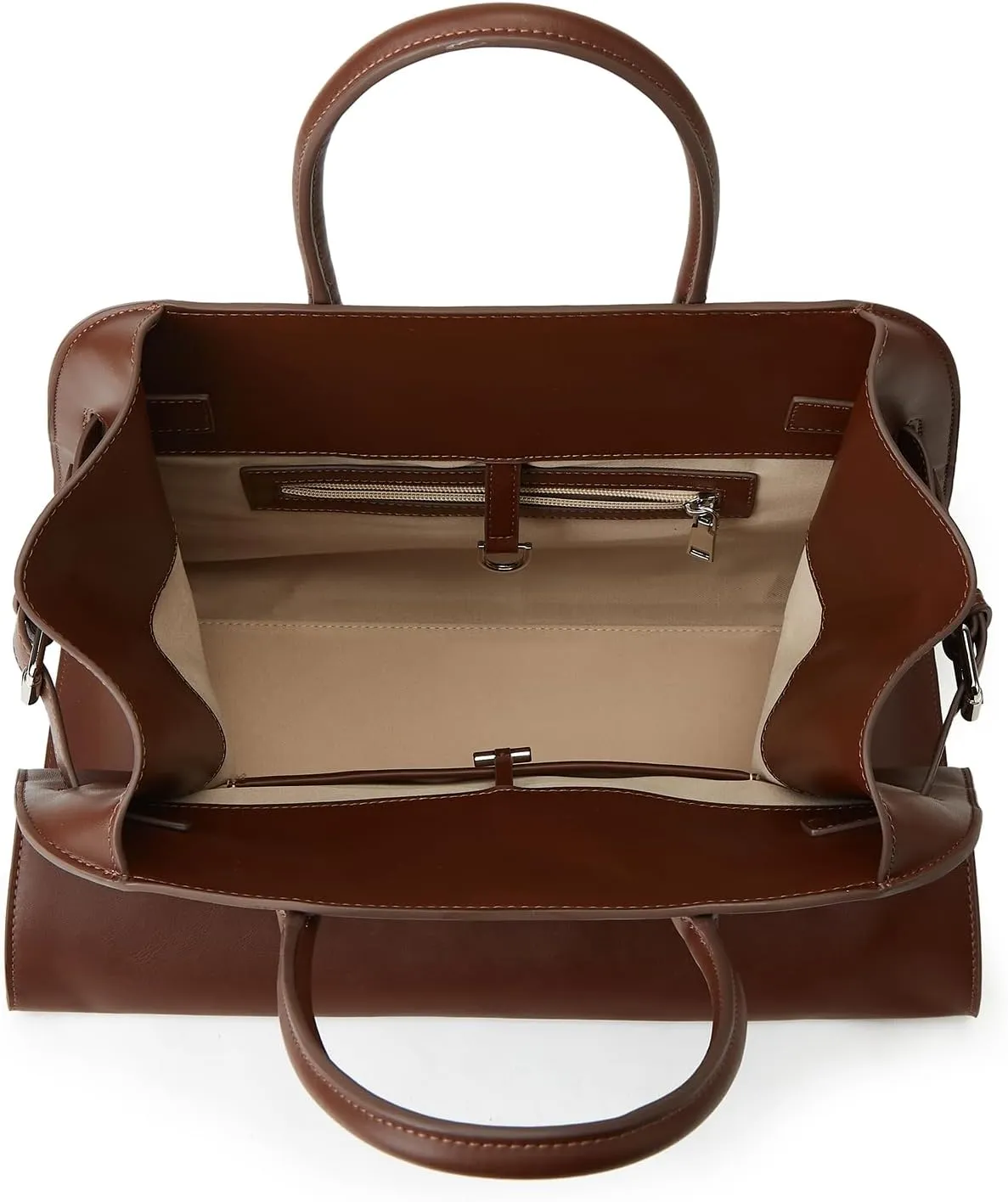 Leather Tote Bags Women Slouchy Large Tote Bag Top-handle Shoulder Bag Trendy Travel Work Bag PU Leather Purse Handbag 2025