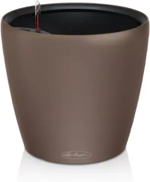 Lechuza Classico Colour LS 28 Indoor Plant Pot Nutmeg 14273