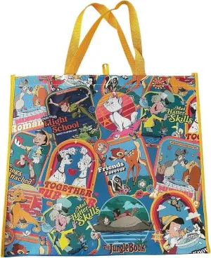 Legacy Licensing Partners Disney's Classic Characters Collectable Giant Extra Large 26" inch Reusable Tote Bag