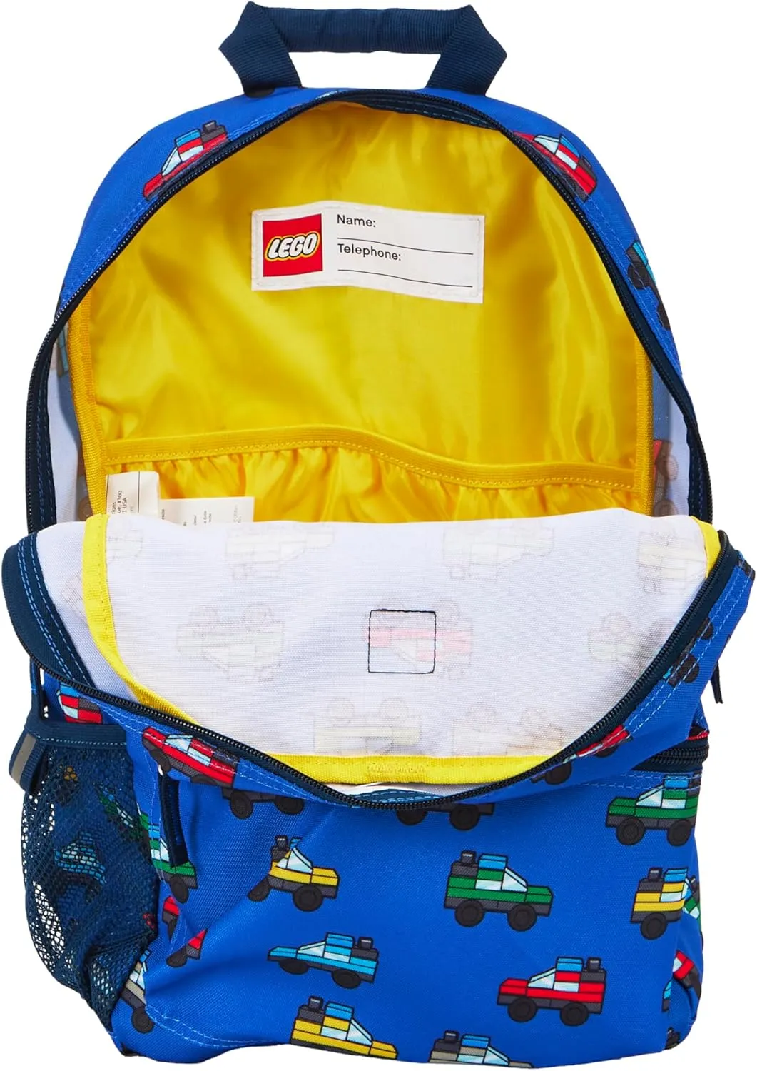 LEGO ICONIC PRINTS BACKPACK - CARS IN BLUE