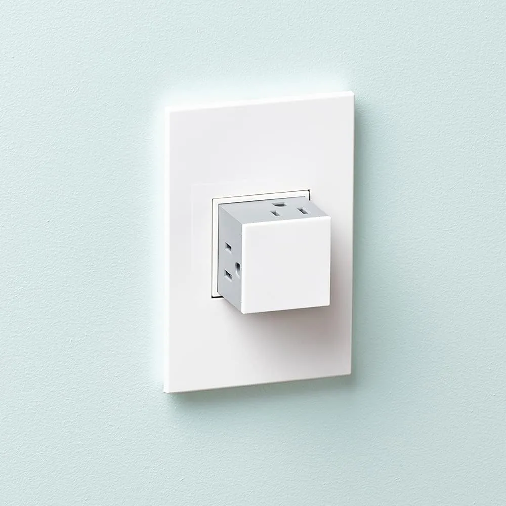 Legrand adorne 20Amp 1-Gang Pop-Out Outlet in Gloss White with Matching Wall Plate, ARPTR201GW2WP
