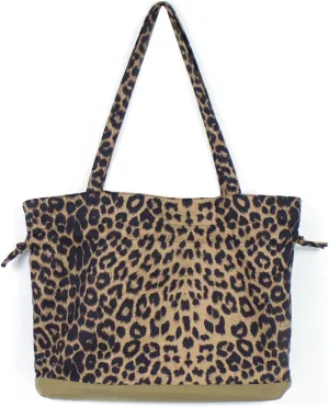 Leopard Shoulder Bag Soft & Lightweight Large Tote Purse Handbag Travel Satchel Gift for Women