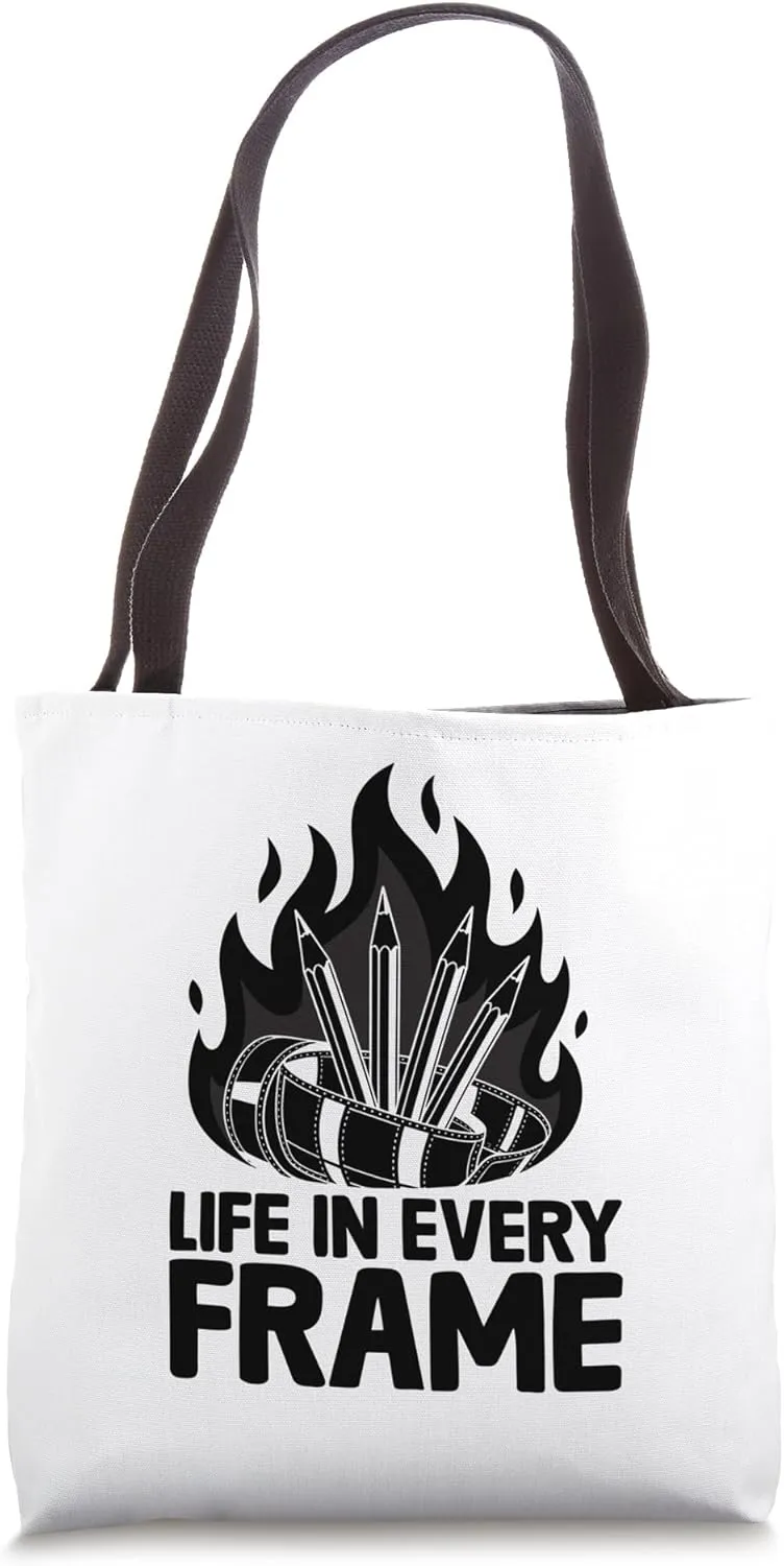 Life In Every Frame Animation Sketch Animate Storytelling Tote Bag