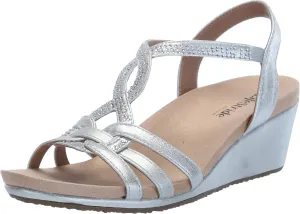 LifeStride Women's Monaco Strappy Wedge Sandals