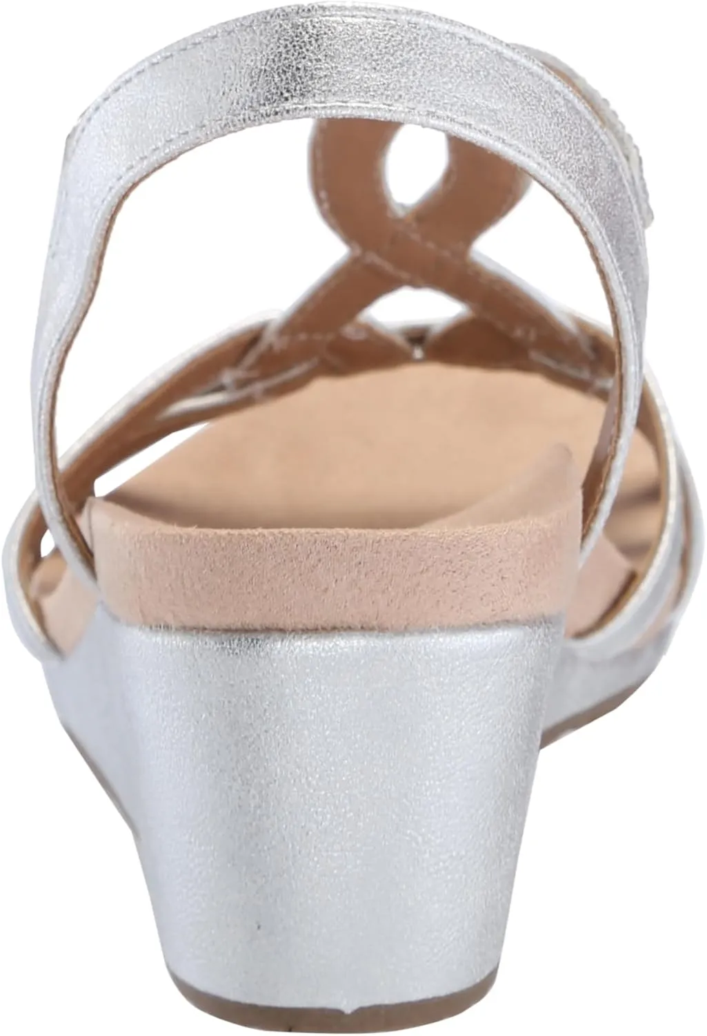 LifeStride Women's Monaco Strappy Wedge Sandals