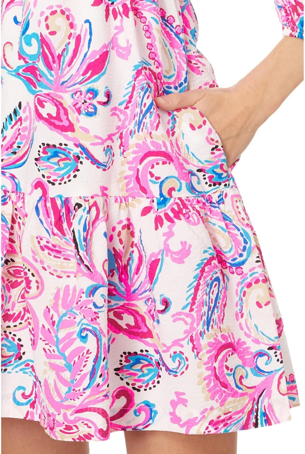 Lilly Pulitzer Women's Deacon 3/4 Sleeve V-Neck