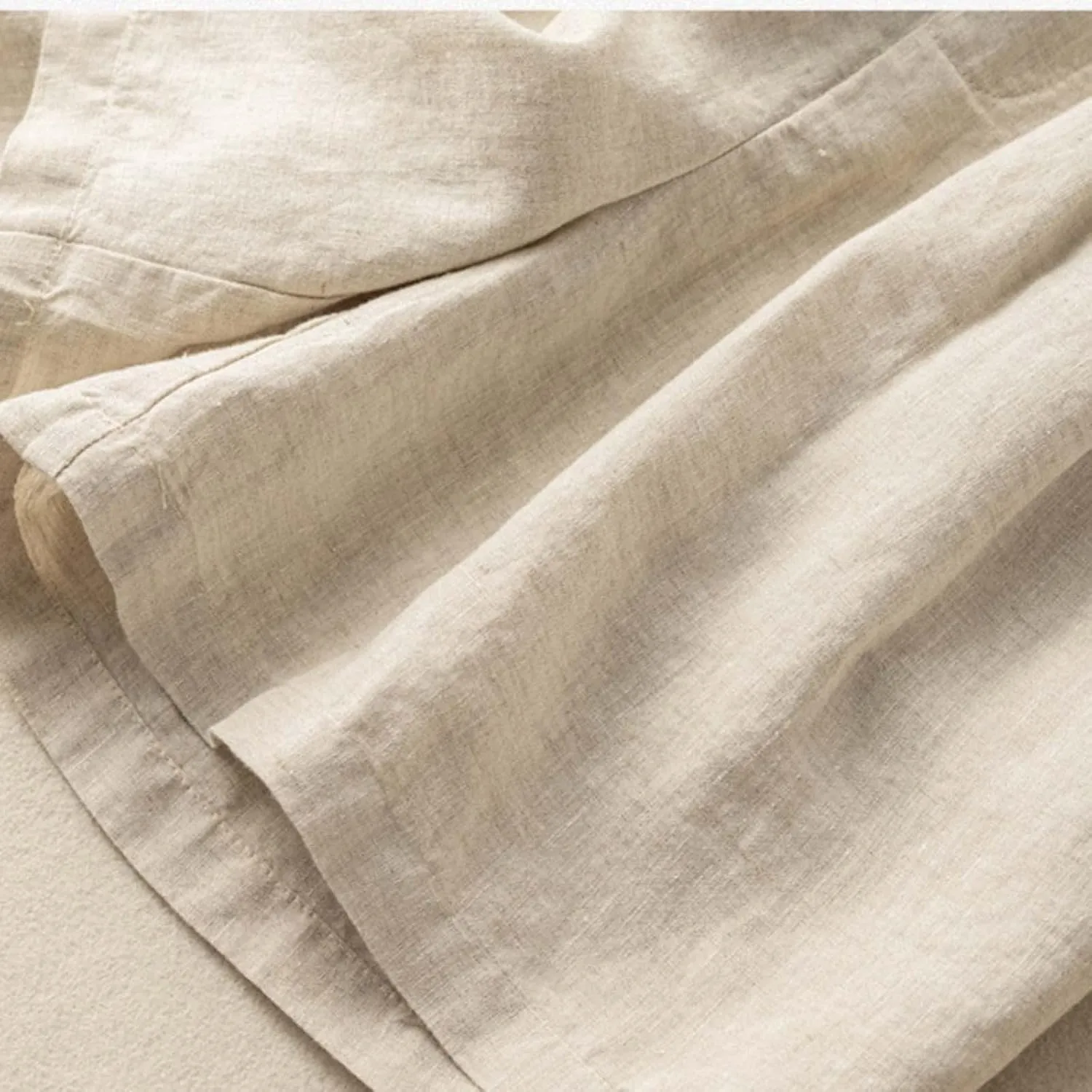 Linen for Women Summer Fall Loose Fit Ruched Straight Leg Plain Shorts Women 2025 Fashion