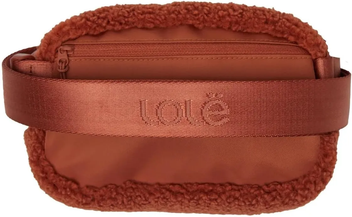 LOLË Convertible Belt Bag, Cross Body Design, Unisex, Black or Tan (Copper)