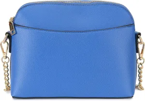 lola mae Dome Satchel Crossbody Bag for Women, Lightweight Multi Pockets Messenger Shoulder Purse Top Zipper