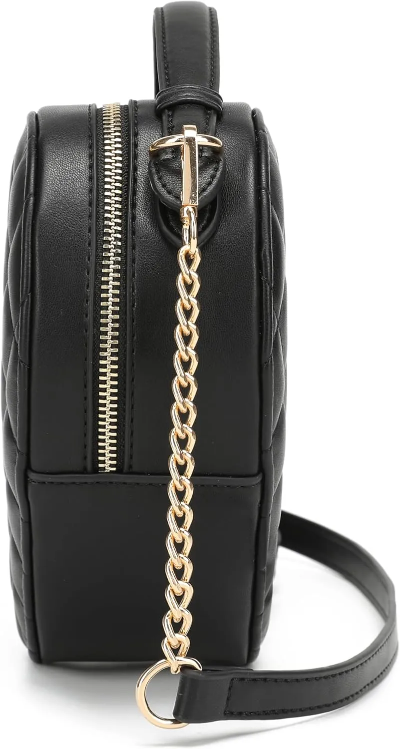 lola mae Heart Shape Satchel Crossbody Purse for women Zip Around Shoulder Bag