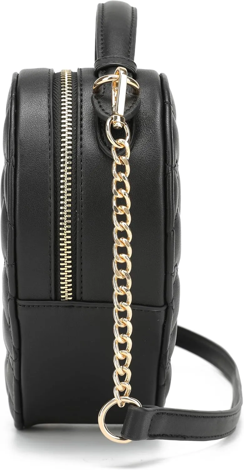 lola mae Heart Shape Satchel Crossbody Purse for women Zip Around Shoulder Bag