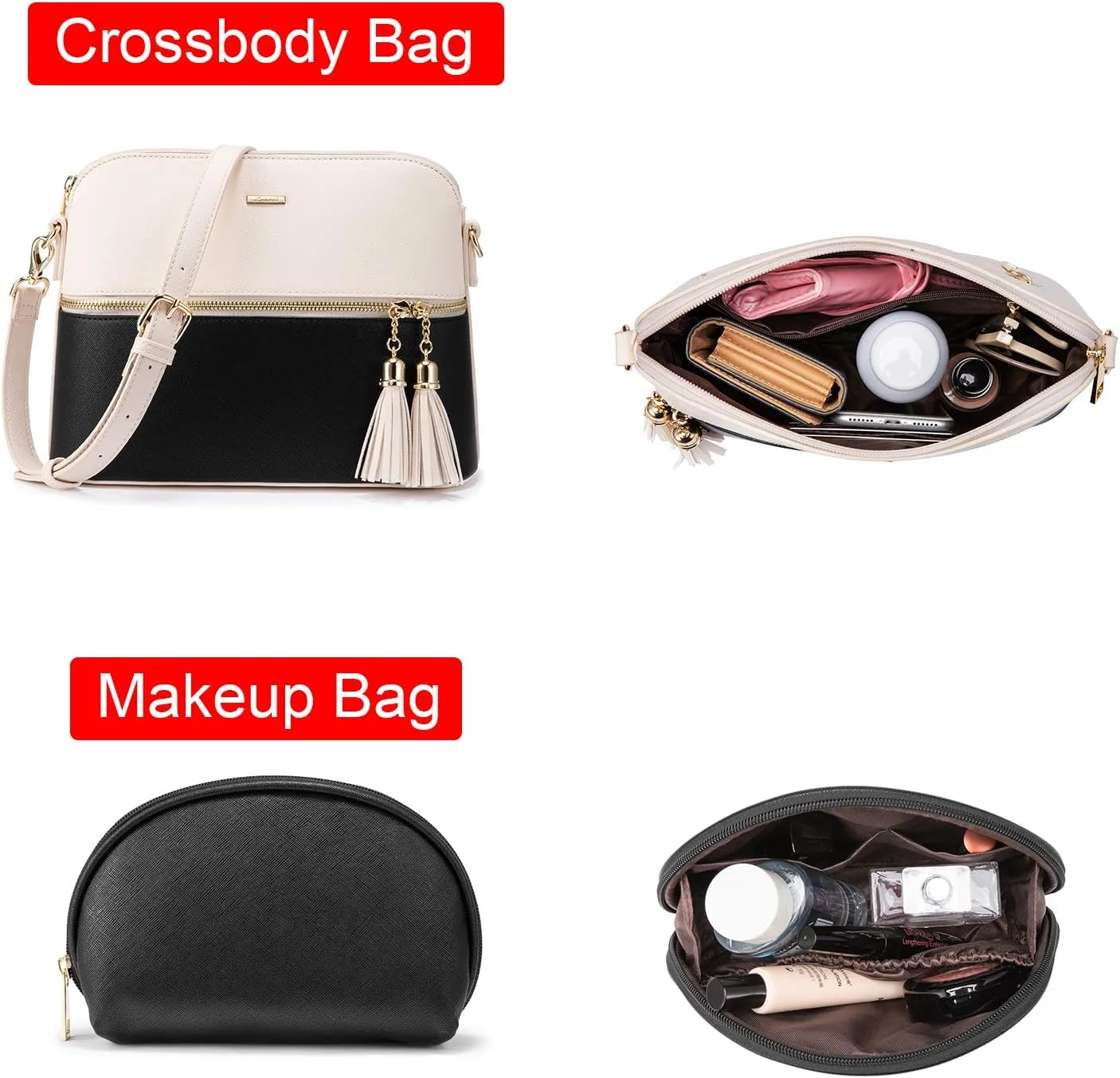 LOVEVOOK Handbags for Women Shoulder Bags Tote Satchel Hobo 3pcs Purse Set