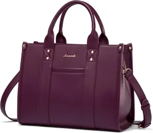 LOVEVOOK Purse for Women Leather Tote Bag Purse and Handbags, Satchel Shoulder Crossbody Top Handle Bags with Zipper