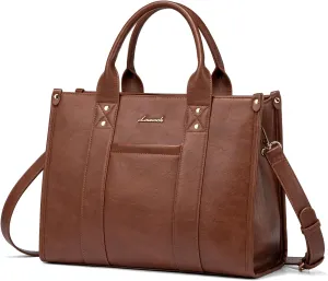 LOVEVOOK Purse for Women Leather Tote Bag Purse and Handbags, Satchel Shoulder Crossbody Top Handle Bags with Zipper
