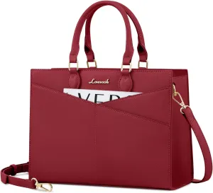LOVEVOOK Purses for Women,Satchel Handbags Tote Bag, Black Pu Leather Shoulder Crossbody Top Handle Purse with Zipper