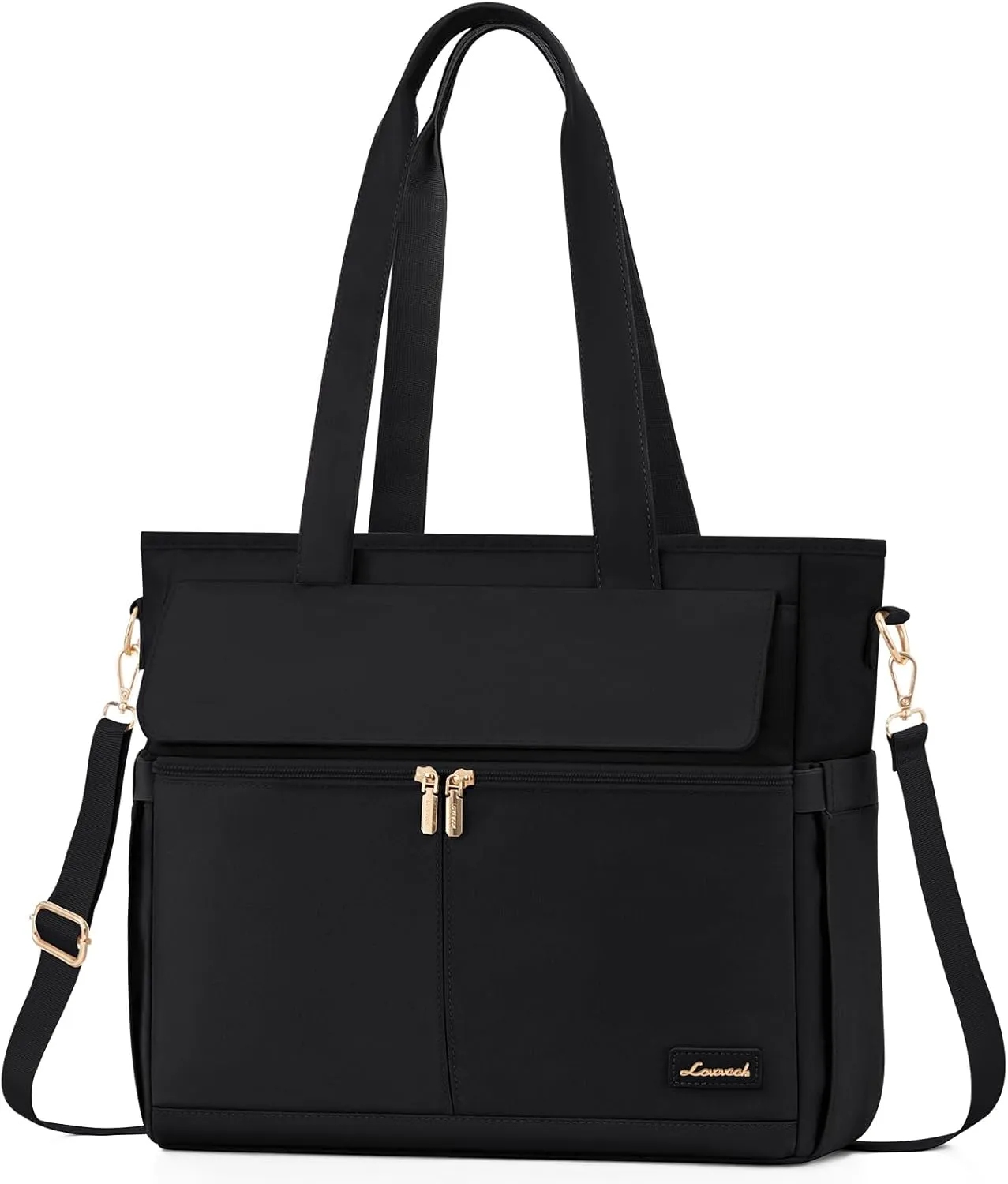 LOVEVOOK Work Bags for Women 15.6 Inch Work Tote Bags with Laptop Compartment Large Capability Laptop Purse Professional Teacher Tote Bag Casual Computer Briefcase for Office Travel Nurse