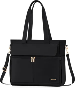 LOVEVOOK Work Bags for Women 15.6 Inch Work Tote Bags with Laptop Compartment Large Capability Laptop Purse Professional Teacher Tote Bag Casual Computer Briefcase for Office Travel Nurse