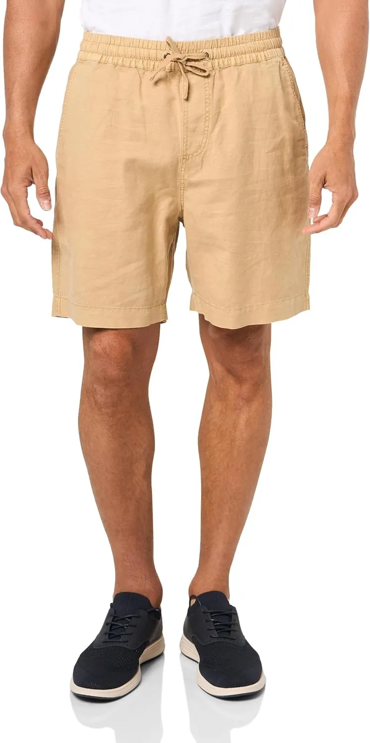 Lucky Brand Men's 7" Linen Pull-on Shorts