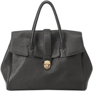 Lushandy Genuine Leather Tote Bag for Women, Luxury Top-Handle Handbag Designer Satchel Bag Large Work Tote Bag Purse