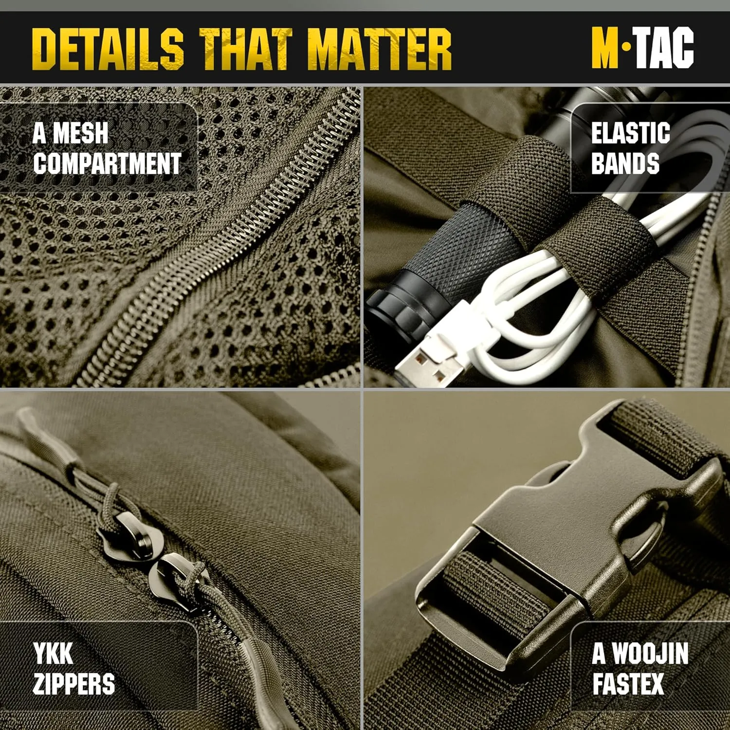 M-Tac Companion Waist Pack - Tactical Belt Bag EDC - Fanny Pack for Men (Ranger Green, Large)