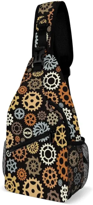 Macaw Pineapple And Flowers Versatile And Convenient Multipurpose Crossbody Bag - Perfect for Travel And Hiking