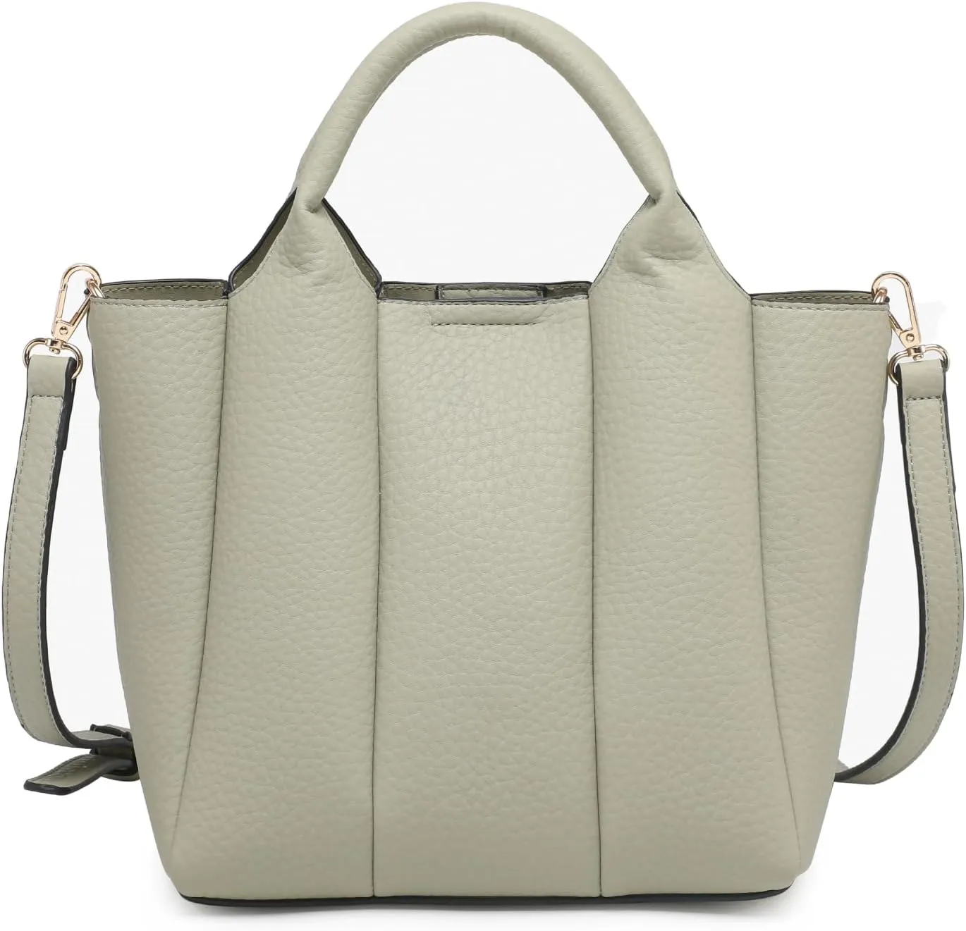 Maddox Pleated Handbags and Purses for Women Ladies Vegan Leather Top Handle Satchel Hobo Crossbody Shoulder Tote Bag
