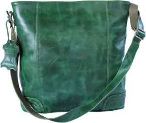 Madosh, Women's Leather Crossbody Laptop Handbag Large Capacity Shoulder Vintage Satchel Purse Hobo Fashion Bag