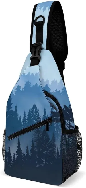Magic Mushrooms Versatile And Convenient Multipurpose Crossbody Bag - Perfect for Travel And Hiking