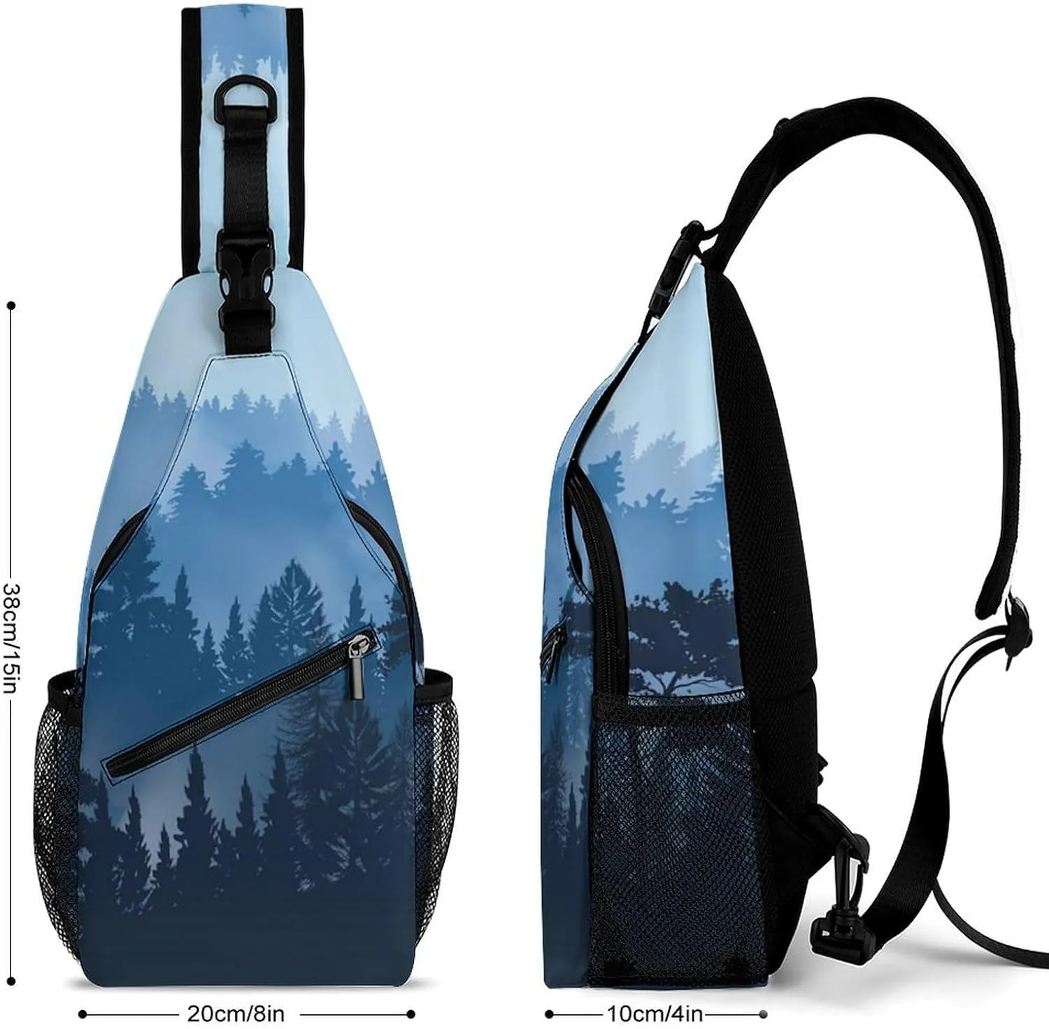 Magic Mushrooms Versatile And Convenient Multipurpose Crossbody Bag - Perfect for Travel And Hiking