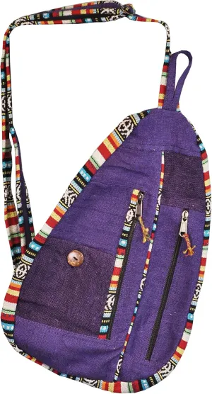 Mandala Crafts Boho Sling Bag for Women Crossbody Purse – Bohemian One Strap Backpack – Hippie Boho Backpack for Men Daypack
