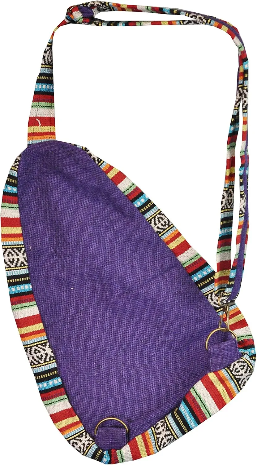 Mandala Crafts Boho Sling Bag for Women Crossbody Purse – Bohemian One Strap Backpack – Hippie Boho Backpack for Men Daypack