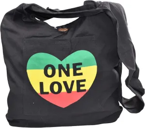 Mandala Crafts Rasta Stripe Hippie Bag Large Hobo Bags for Women - Boho Purse Hobo Crossbody Bags for Women