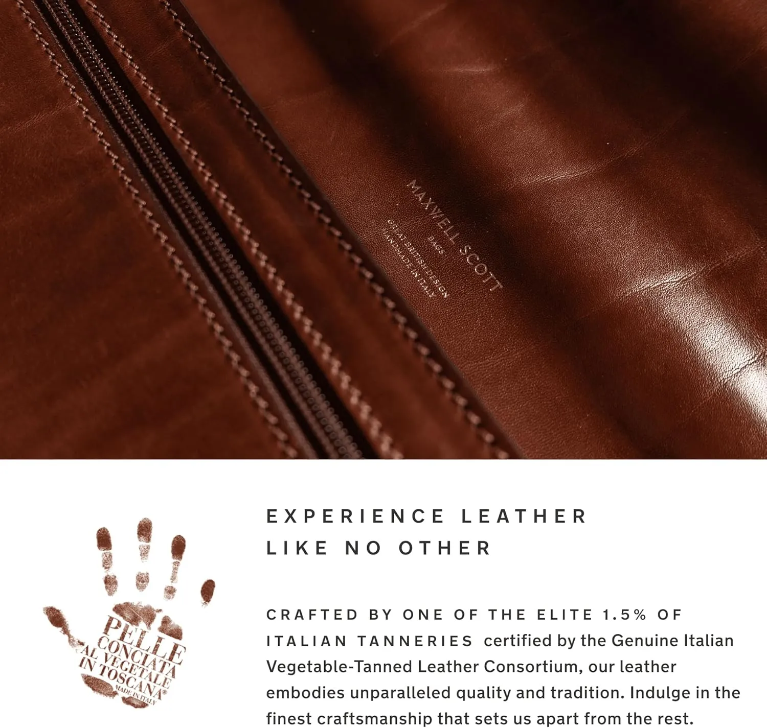 Maxwell Scott - Mens Luxury Leather Full Grain Satchel Briefcase Bag - 2 Section for Laptop - Handmade In Italy- The Jesolo2