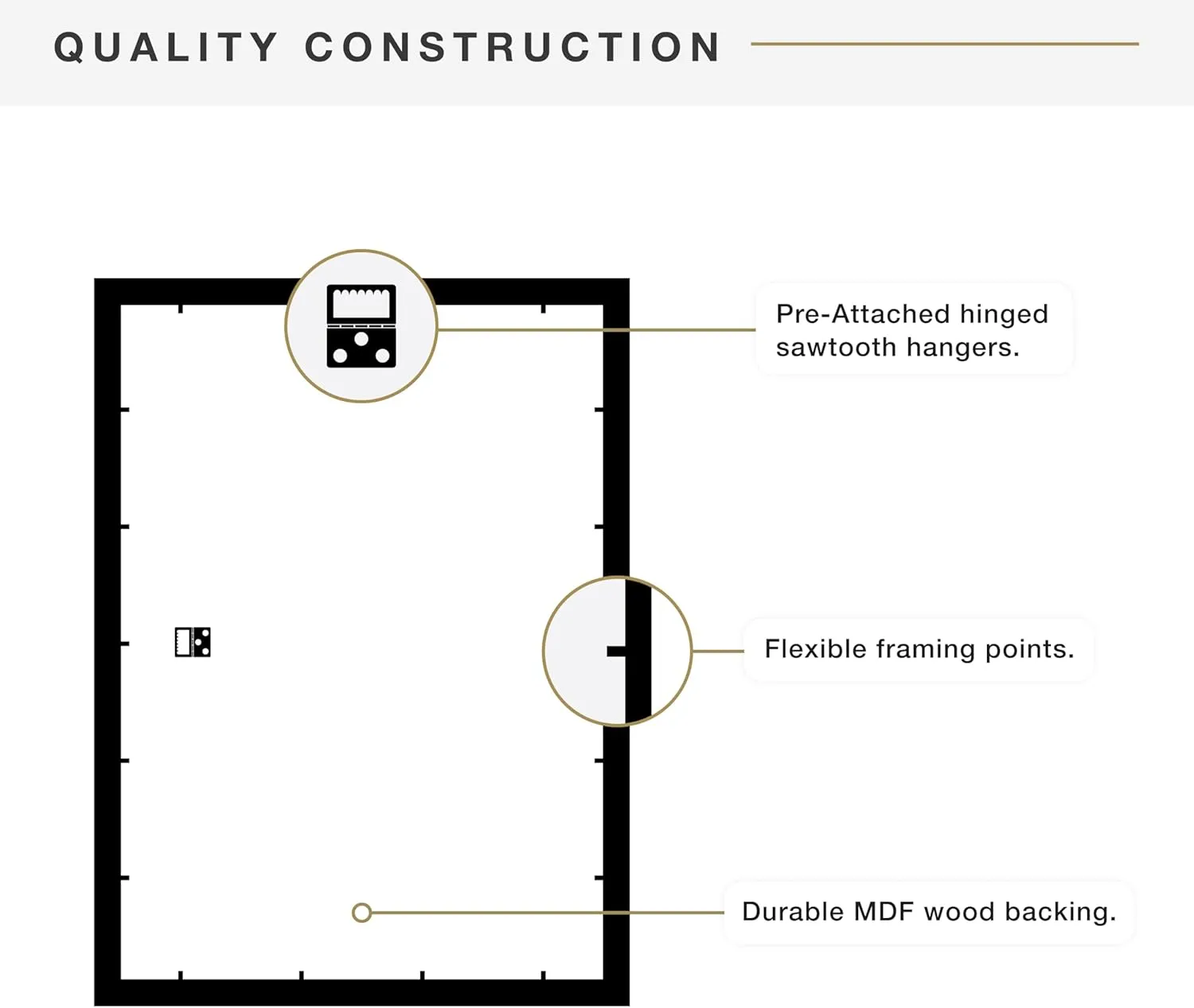 MCS Museum Poster Frame 20x28 Espresso Woodgrain, Vertical & Horizontal Wall Hanging Large Picture Frame for Photos, Posters & Art Prints (1-Pack)