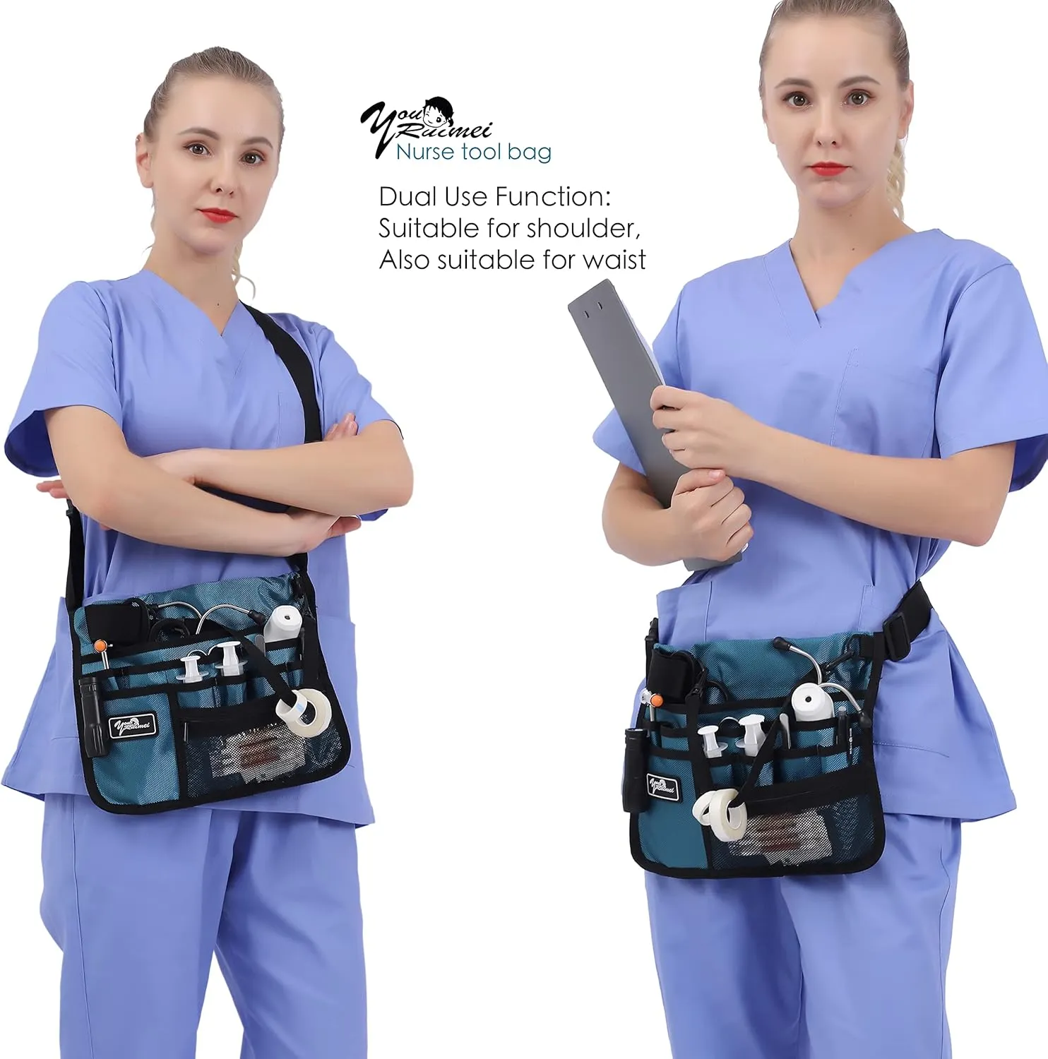 Medical Organizer Belt,Nurse fanny pack, Nurse Fanny Pack for Work ，Kit Practical Waist Bag for Nurses，