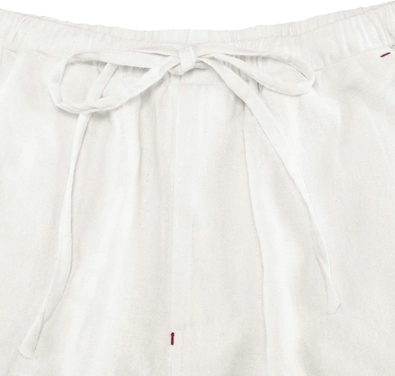 Men's Drawstring Loose Linen Beach Pants Lightweight Elastic Waist Yoga Lounge Cotton Trousers Pajamas