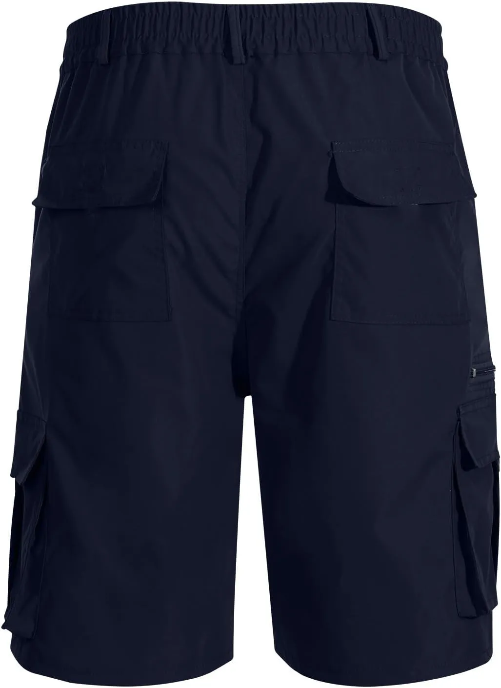 Mens Elastic Waist Cargo Shorts,2024 Summer Casual Bermuda Shorts with Pockets Trendy, Large